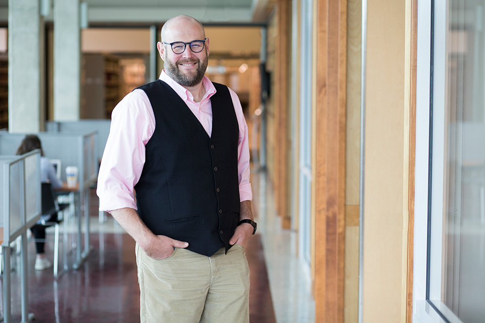 UVic Libraries Advanced Research Services Head Matt Huculak