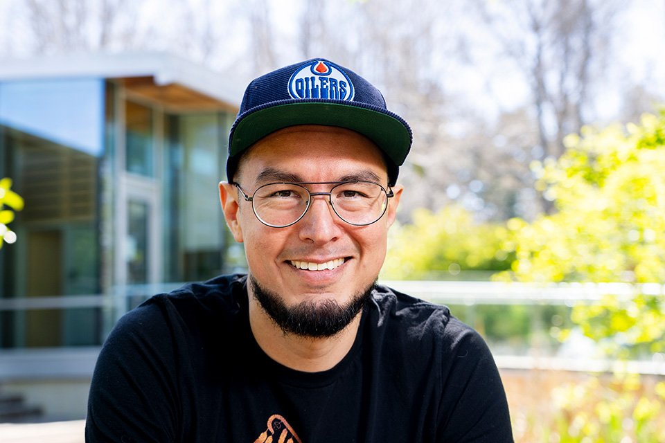 UVic student Elijah Buffalo