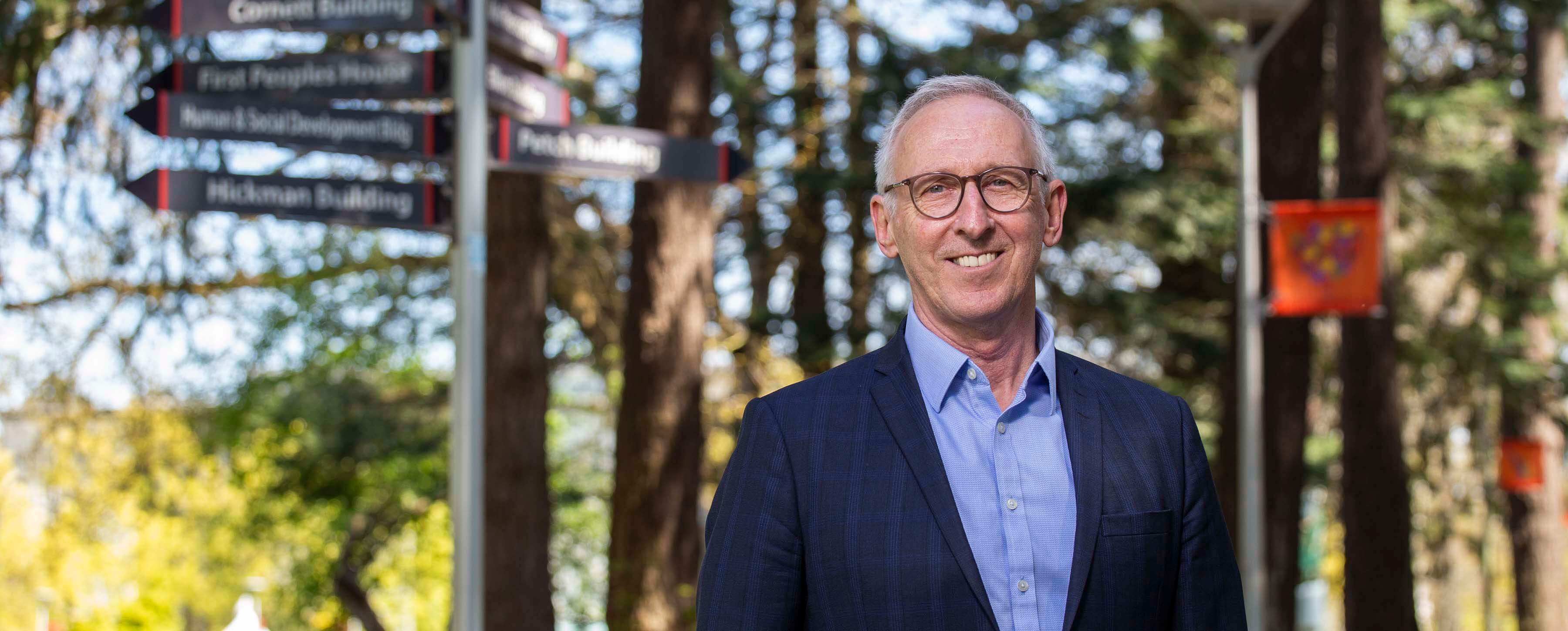 Kevin Hall reappointed to second term as UVIC president and vice-chancellor