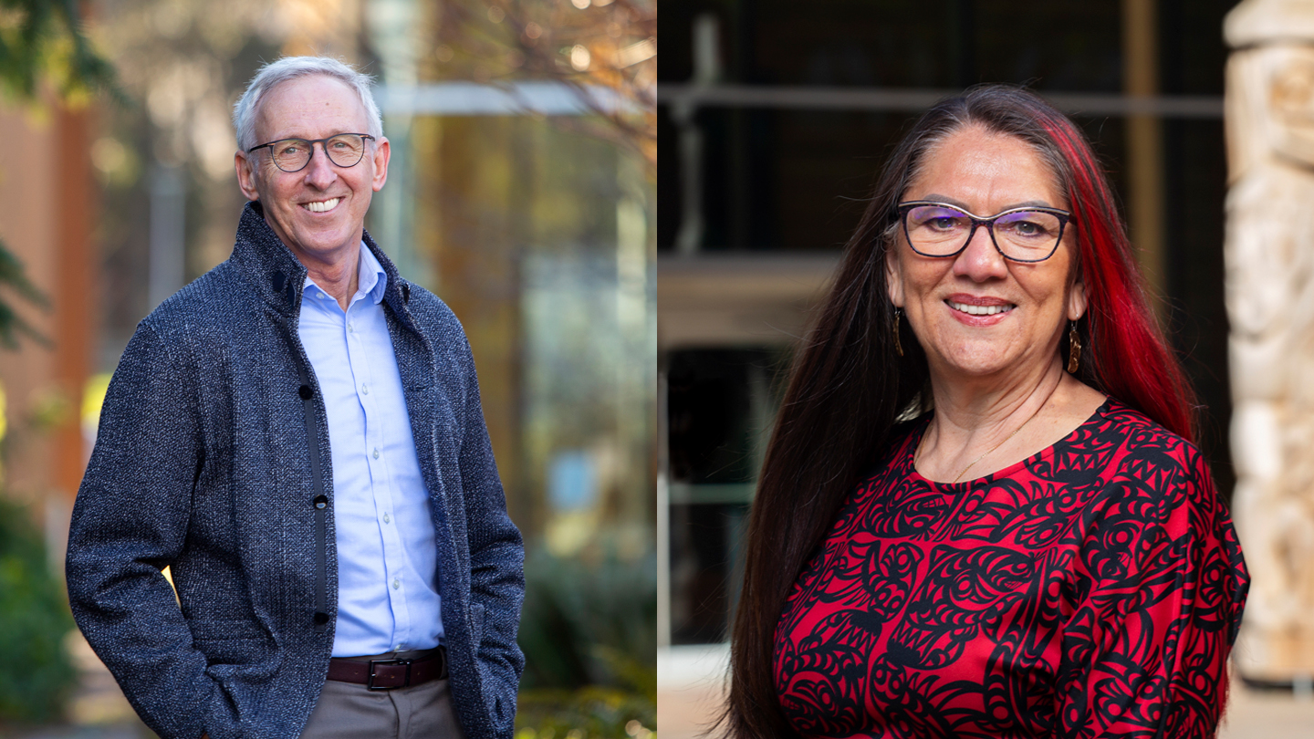 Composite image of Kevin Hall (left) and Robina Thomas (right)